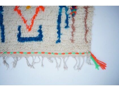 Colorful Berber Carpet 223 X 74cm