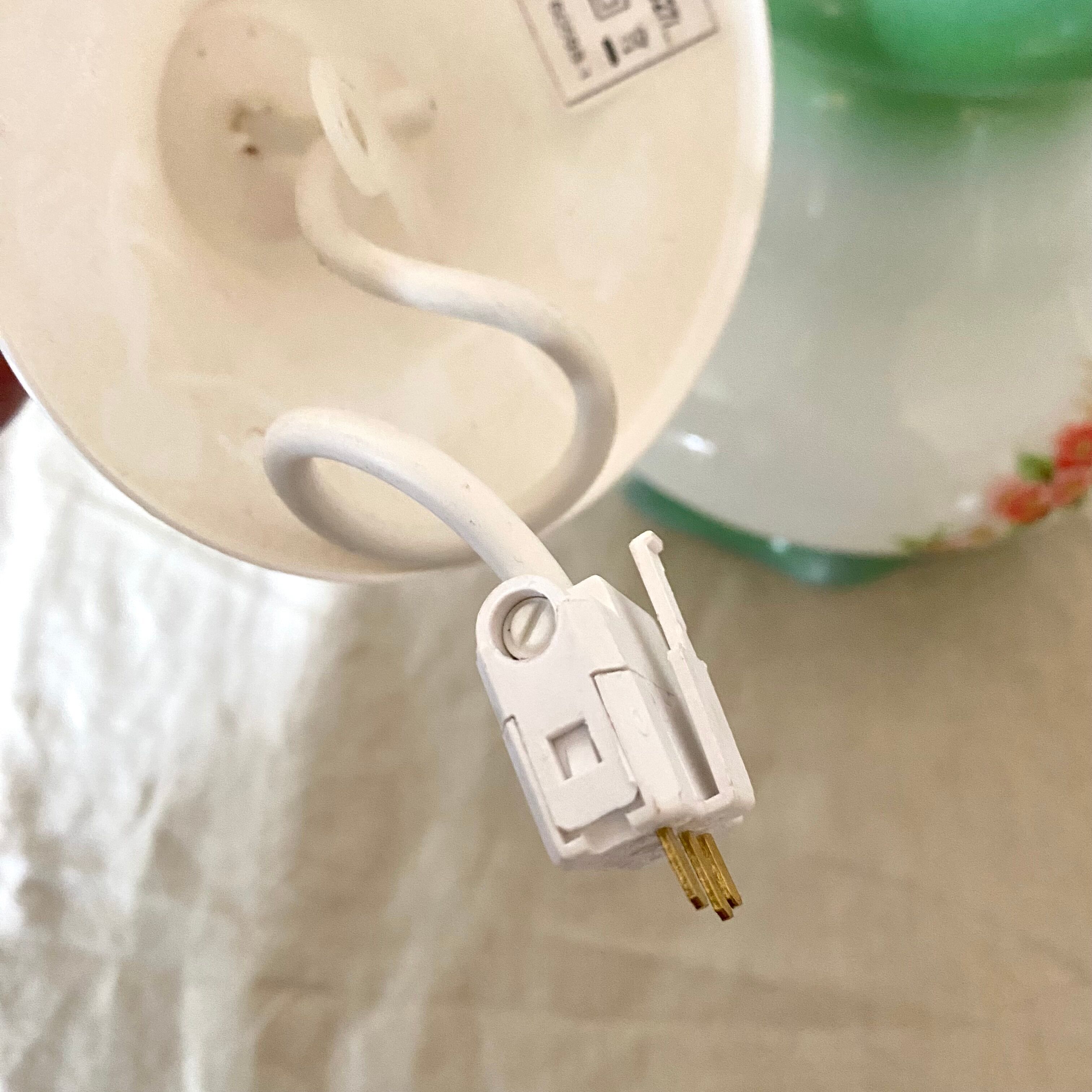 Vintage opaline pendant lamp