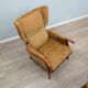 1950s Camea Italian reclining armchairs dralon velvet, set of 2