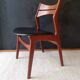 4 Danish chairs in solid teak, model 310 , design Erik Buch