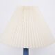 Rare blue Danish Mid-Century table lamp by Esben Klint for Holmegaard
