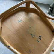 Set de trois chaises bistrot