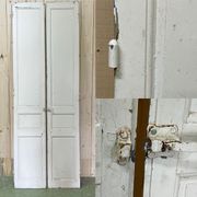 Pair of woodwork doors at the end of the 19th century in fir