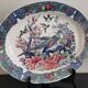 Old large oval dish in Japanese earthenware 46cm