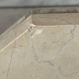 asymmetrical marble Art Deco bookends