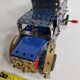 Meccano dump truck from the 50s, original parts, authentic patina, 30 cm