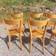 11 chaises bistrot vintage style Baumann