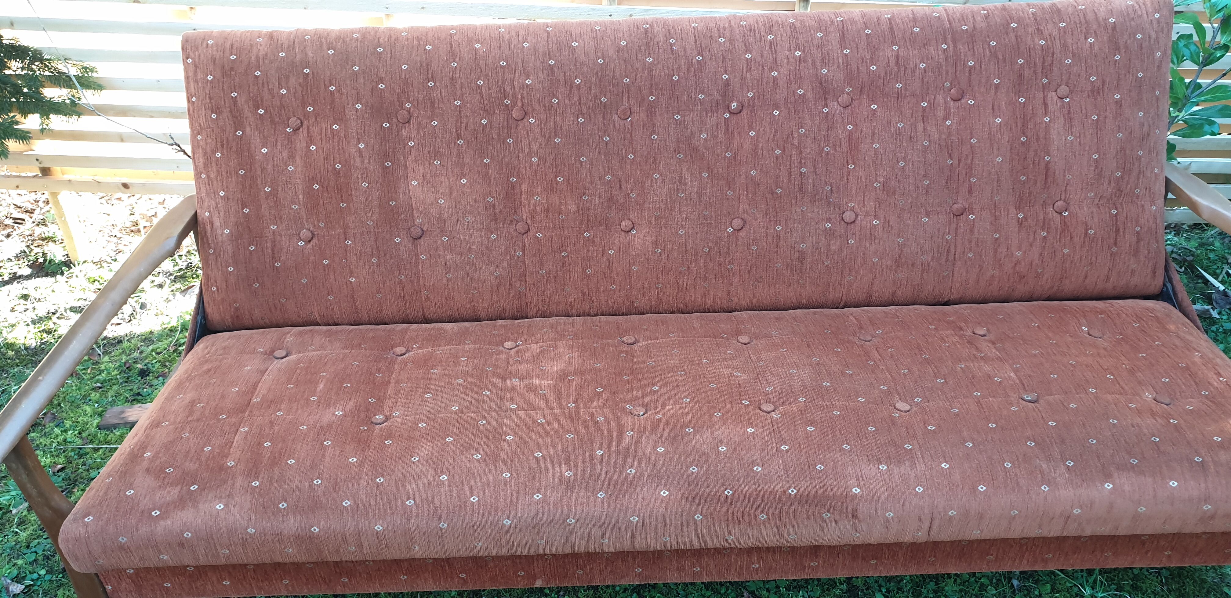 Three-seater sofa bed