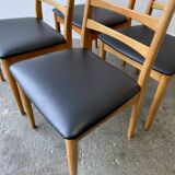 Set of 6 Mid-Century 1970’s dining chairs by Schreiber Furniture
