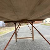 Old folding table