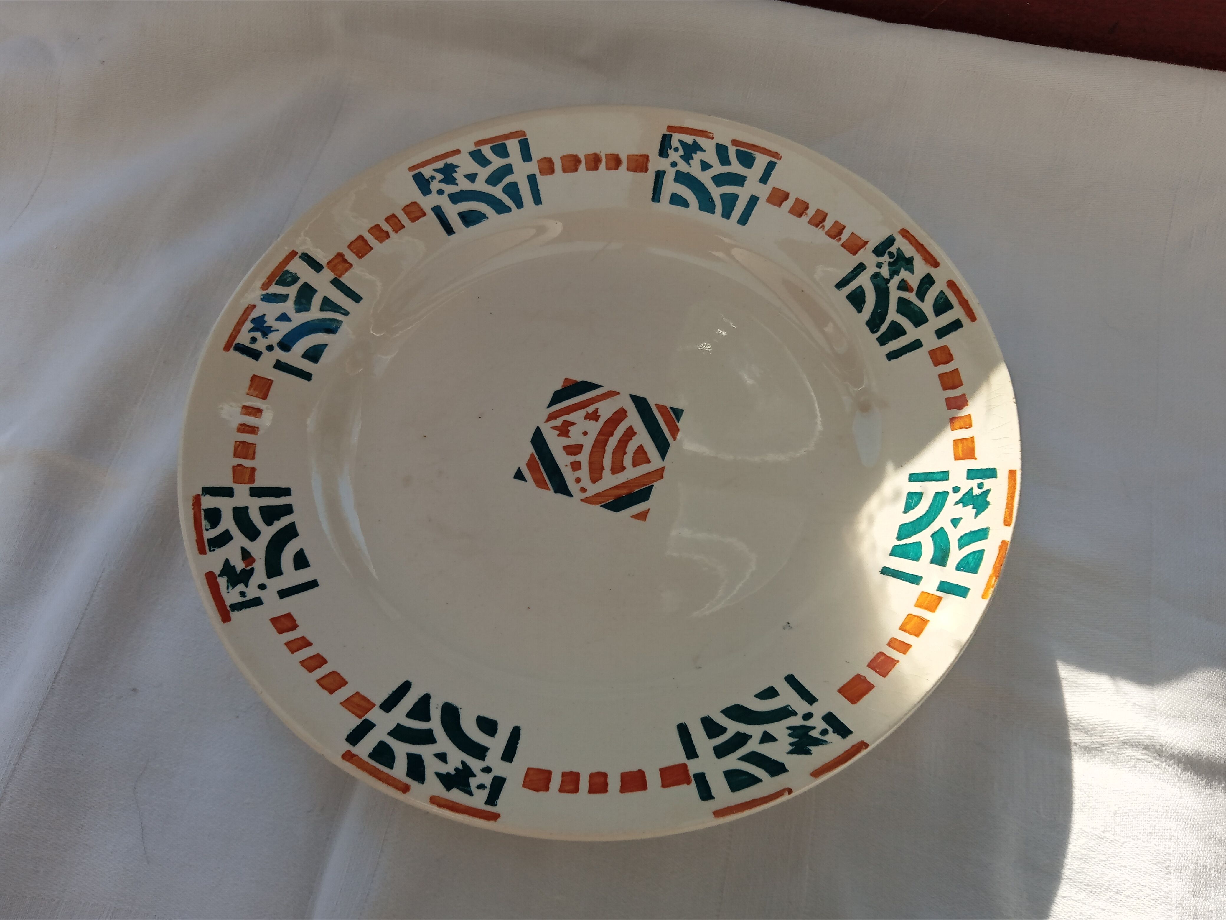 5 flat plates Terre de fer Berck / Longchamp