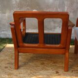Paire de fauteuils de Juul Kristensen 1960