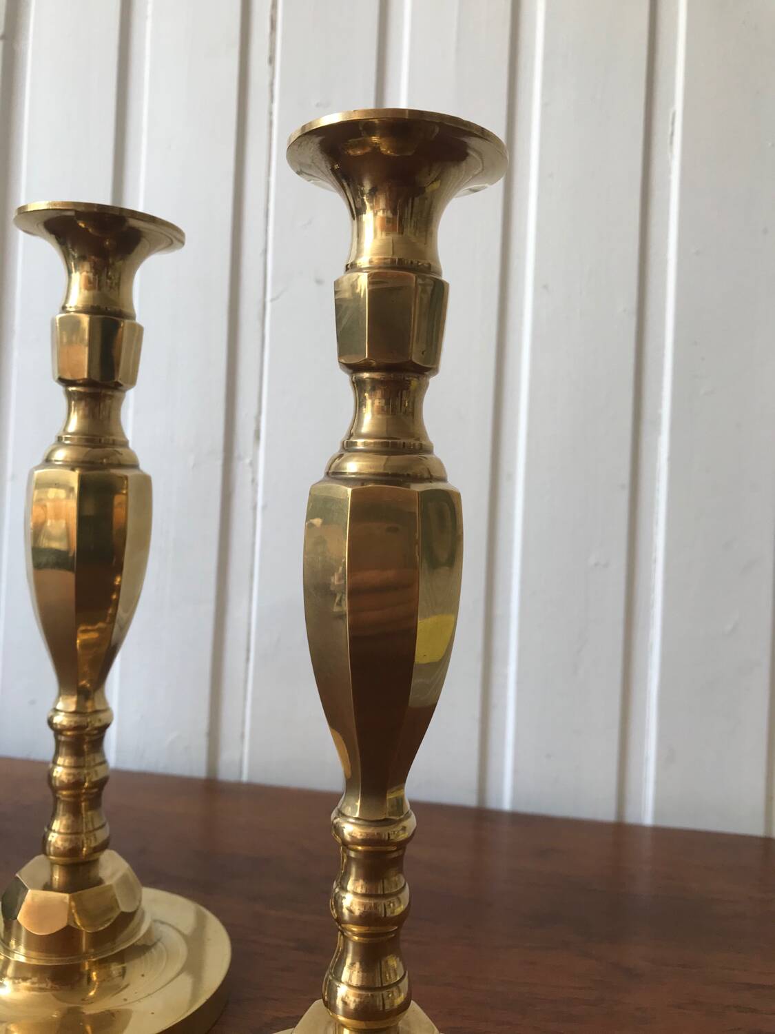 Two classic candle holders