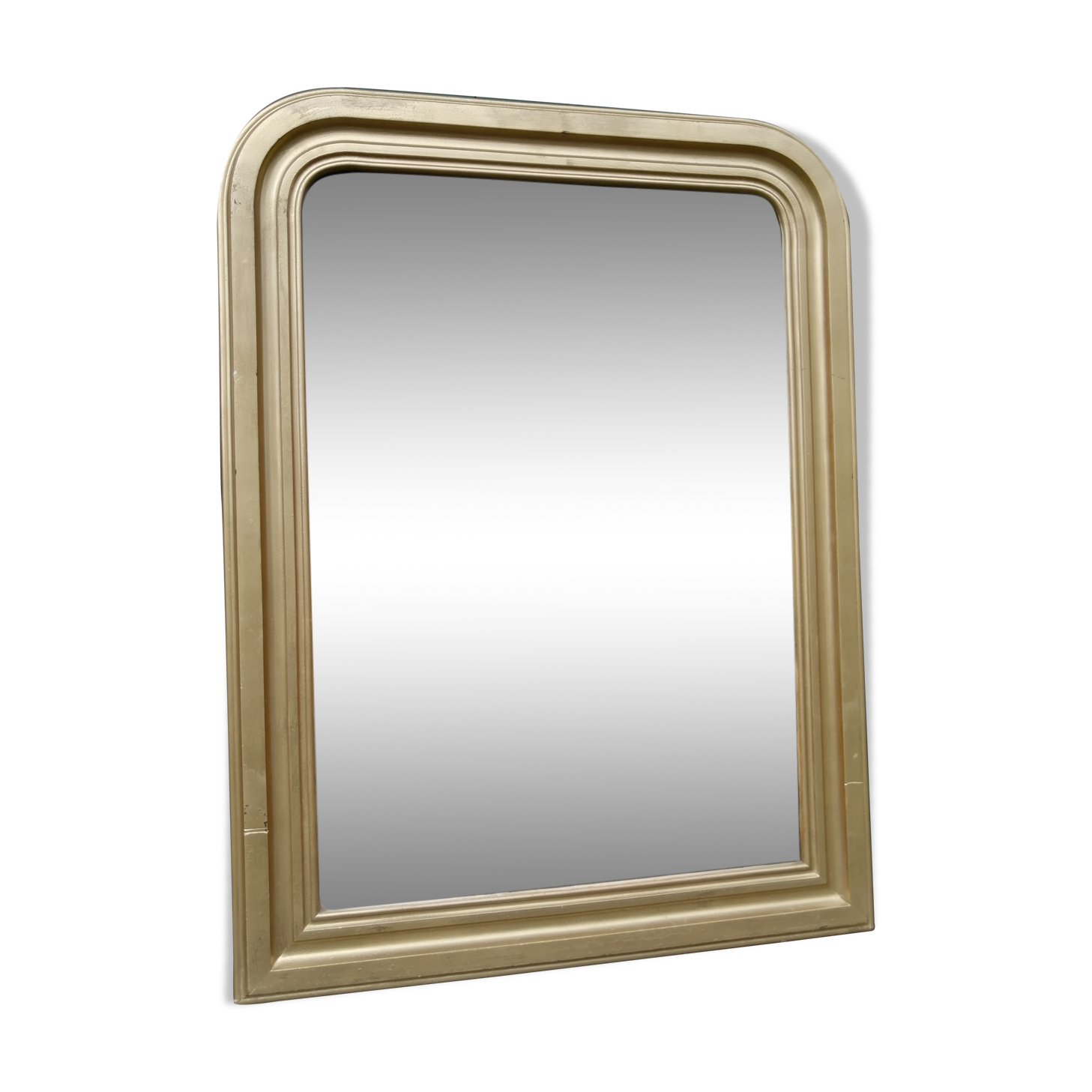 Old mirror Louis Philippe gilded - 76x56cm