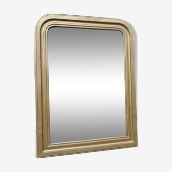 Old mirror Louis Philippe gilded - 76x56cm