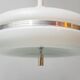 Space Age chandelier in metal and plastic, 1970s vintage modernism