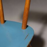 Mid century color dining chairs  1960´s, Czechoslovakia, set of 18