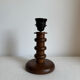 Vintage Mid Century Modern Wood Base Table Lamp