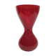 Vase en verre couleur rouge vintage