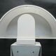 Vintage lamp, Guzzini semi-spherical applique, olympus model, 1970