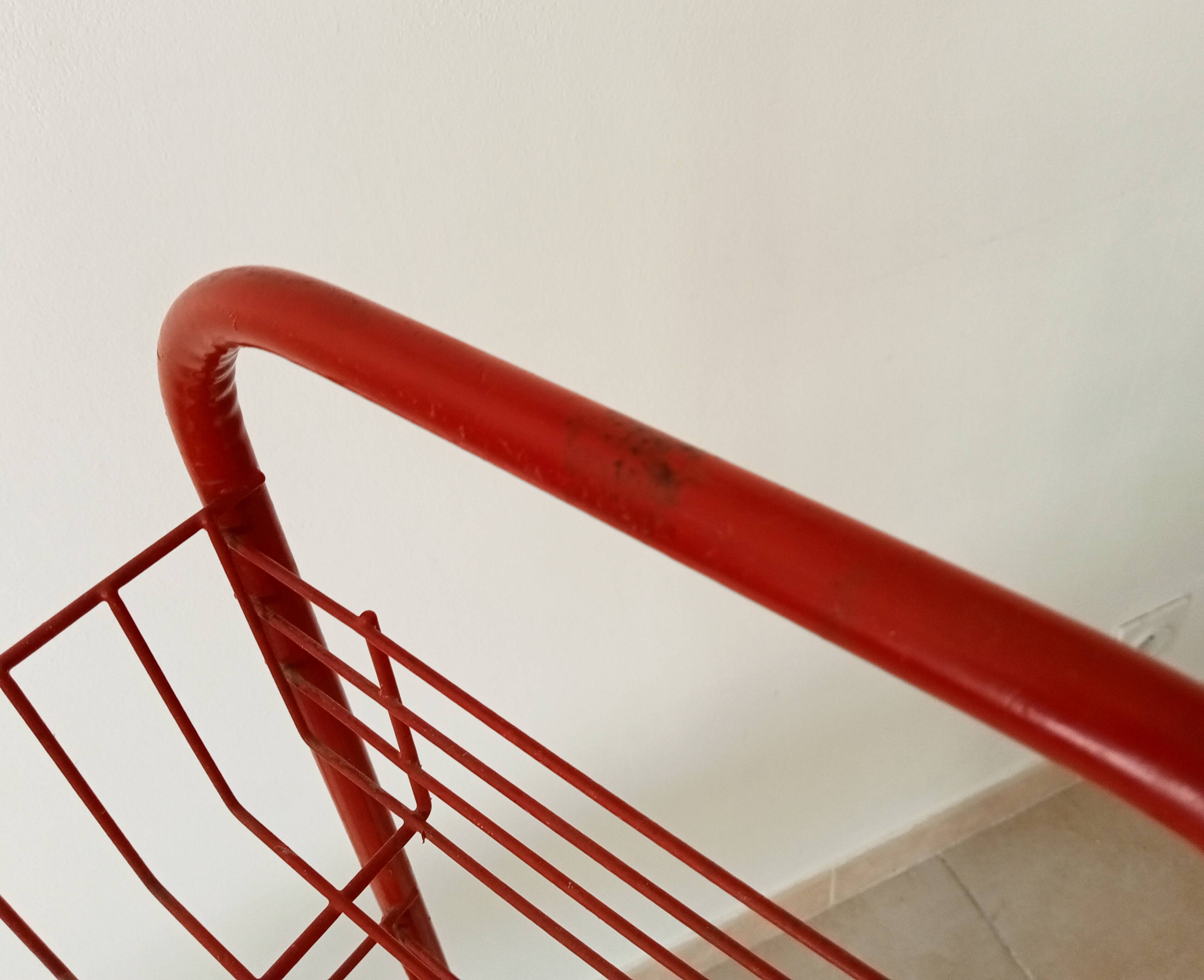 Vintage rolling dessert trolley