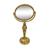 Egyptian standing mirror, made of brass 14x34cm