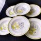 6 deep plates from Badonviller earthenware FB