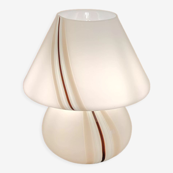 Paolo Venini mushroom desk lamp murano glass 1960 venice