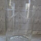 Vase en verre gravé ancien