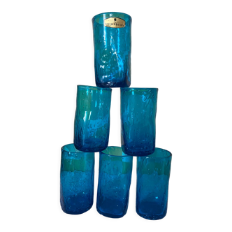 Set of 6 portative glasses