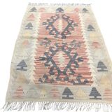 Oushak Vintage Small Kilim Rug
