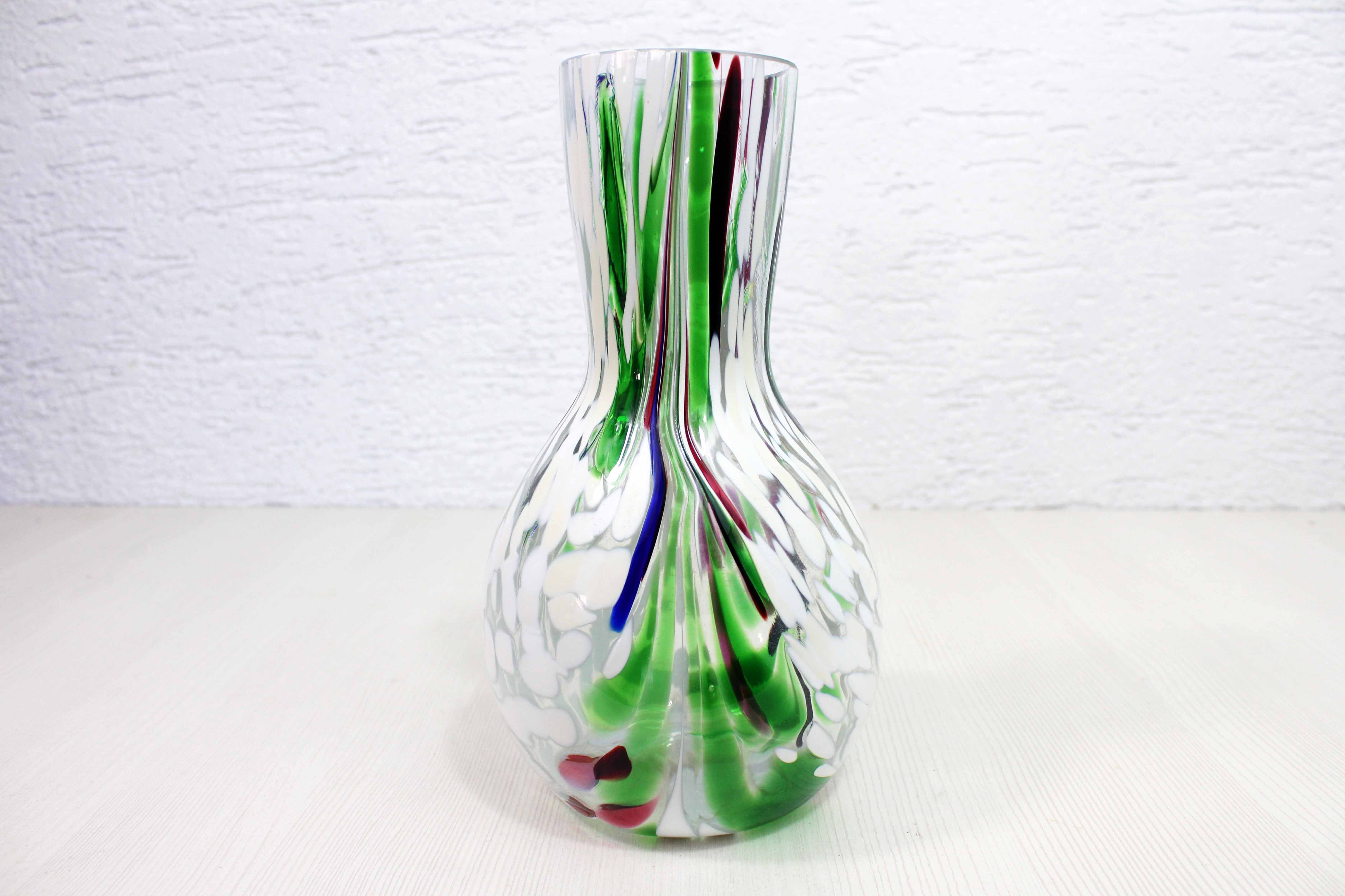Vintage blown glass vase
