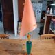 Lampe vintage plastique