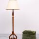 Stunning large Antique Biedermeier Burl floor lamp . Germany