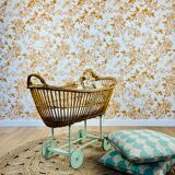 Vintage rattan pram for dolls