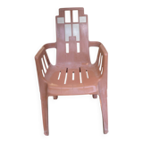 Chaise en plastique Henry Massonnet designé par Pierre Paulin