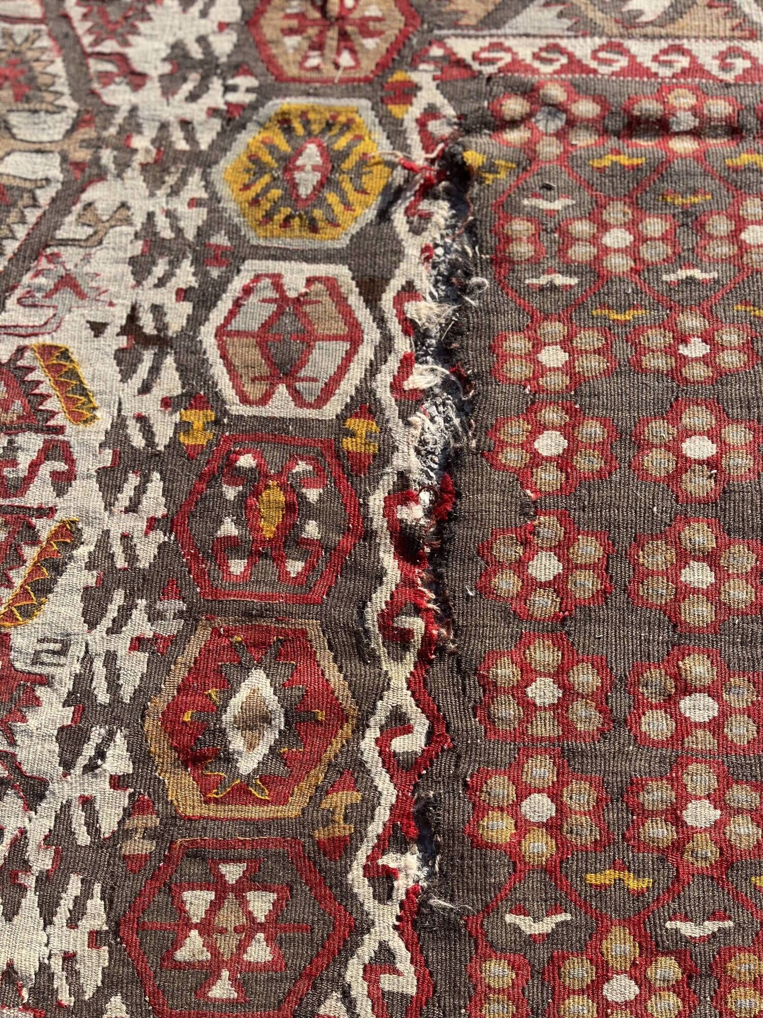 Kilim turkish papatyali avsar kayseri 192 x 403 cm