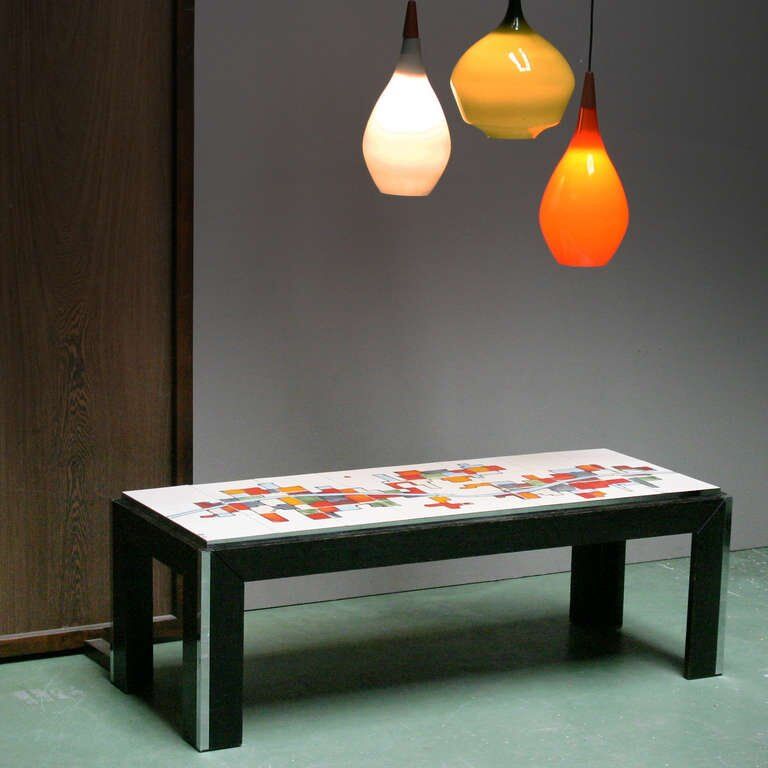 Table basse carrelée en céramique pour Adri Belgique