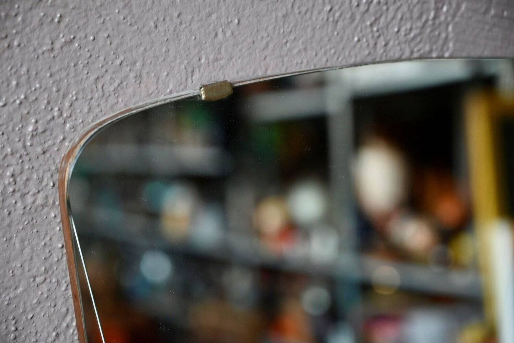 Miroir rétroviseur années 60 ciselé rockabilly sixties déco murale