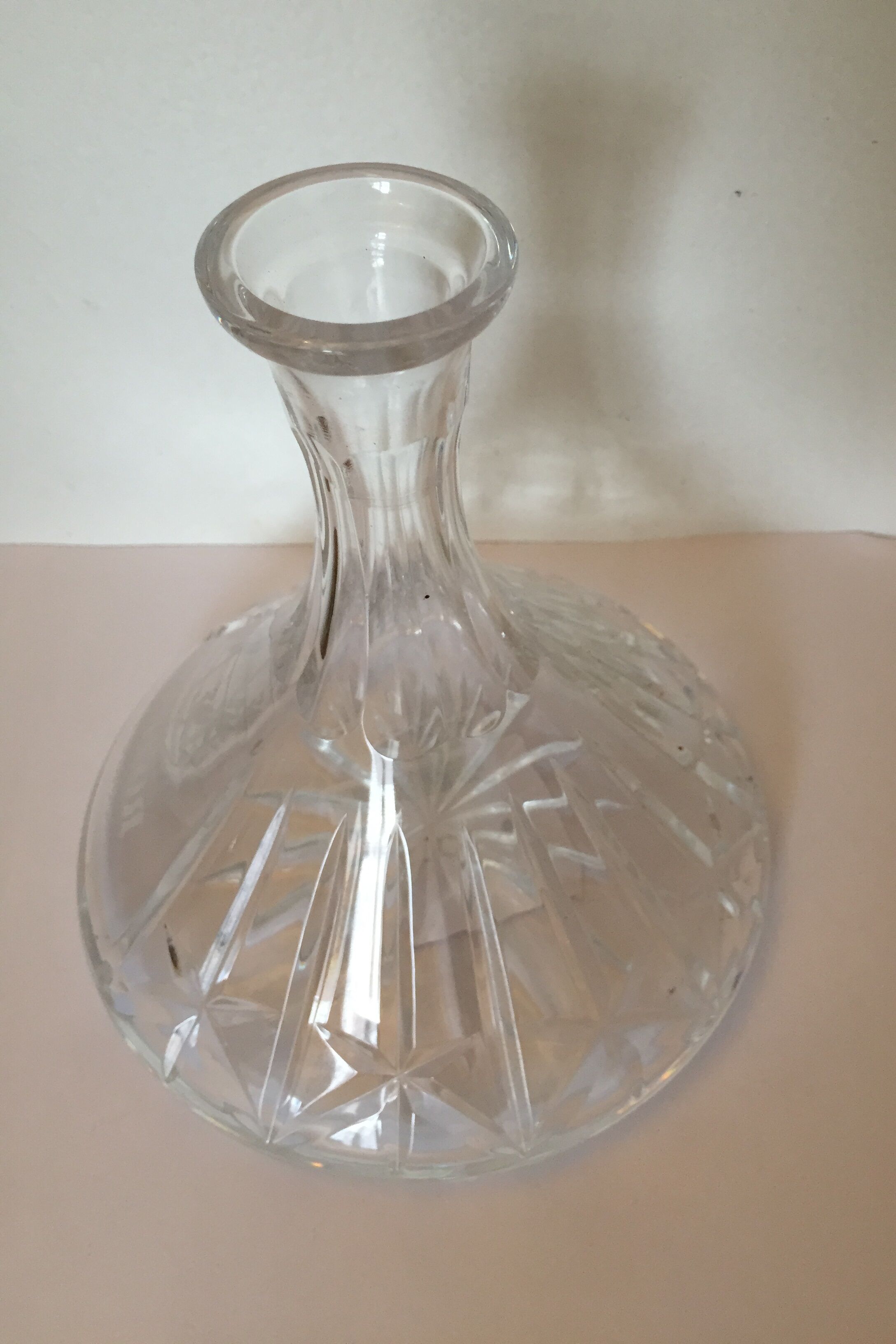 Carafe en cristal