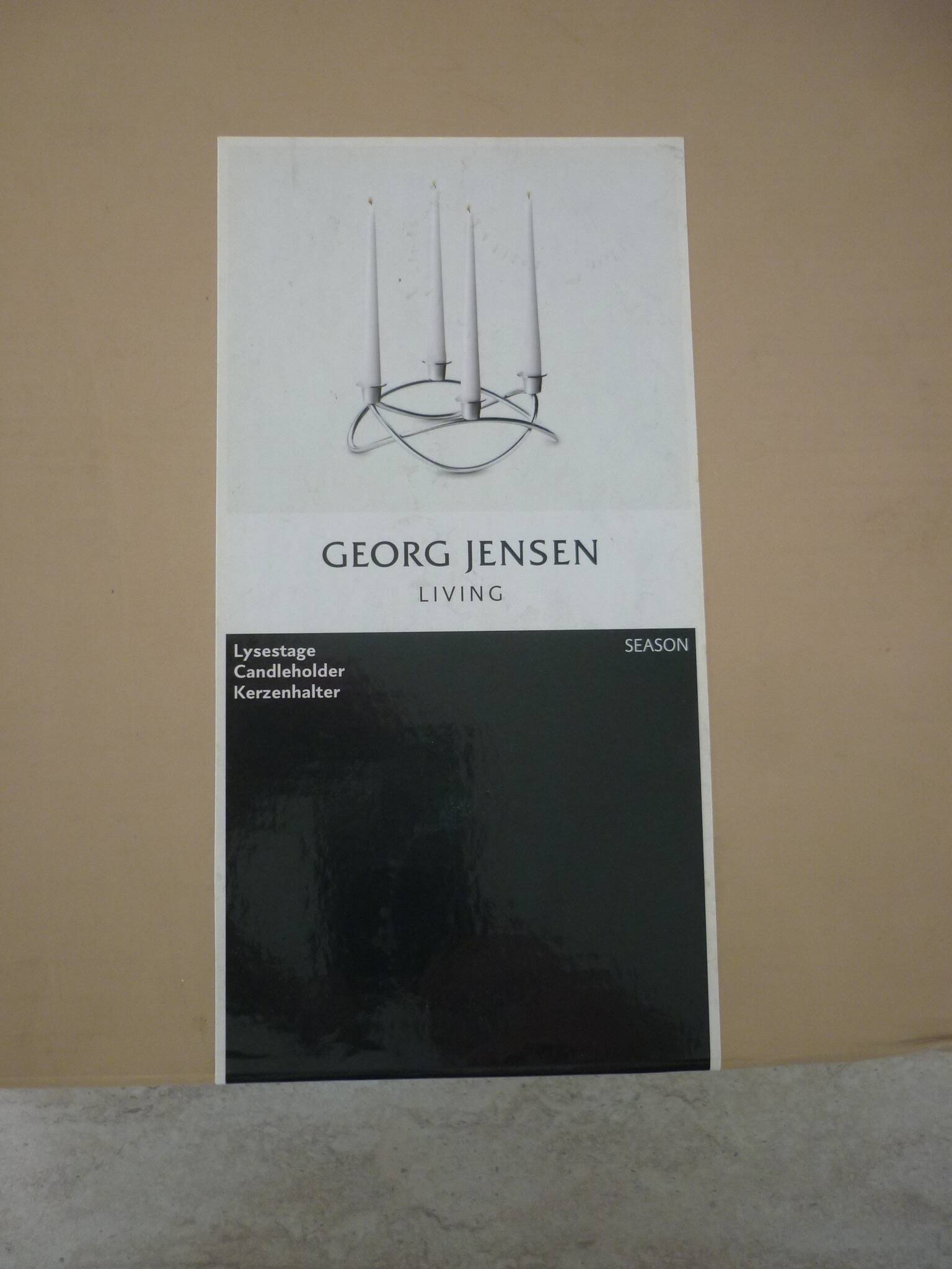 Season Living Candlestick by Georg Jensen