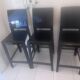 Chaise haute de bar  kartell noire