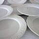 Set of 10 flat plates in Sarreguemines earthenware, early 20th century