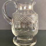 Cut crystal pitcher