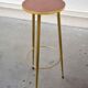 Retro bar gold and Brown and his stool