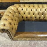 Leather Chesterfield sofa