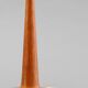 Sculpted teak table lamps for Ab Stilarmatur Tranas, Sweden, 1960.