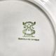 Four antique plates in fine white earthenware Moulin des Loups