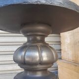 Extra table tip of black wooden sofa