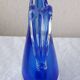 Vase pichet verre bleu Murano Flavio Poli Seguso